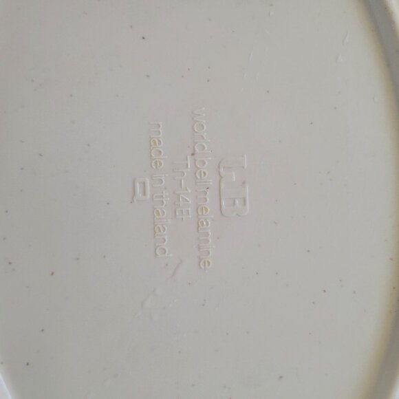 Melamine Restaurant Ware Plates Bowls Appetizer Sauce Dish Brown Cream 10 of eac - Picture 11 of 16